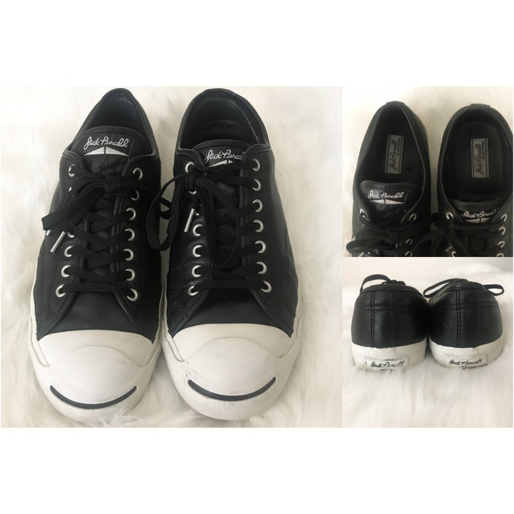 Converse Jack Purcell Leather Low Top Men's 12